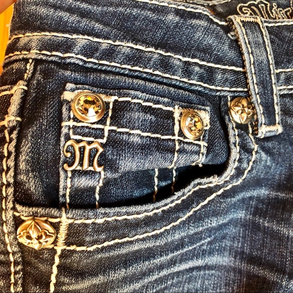 *Sold on Facebook*. Miss Me Straight Long Jeans - Picture 7 of 8